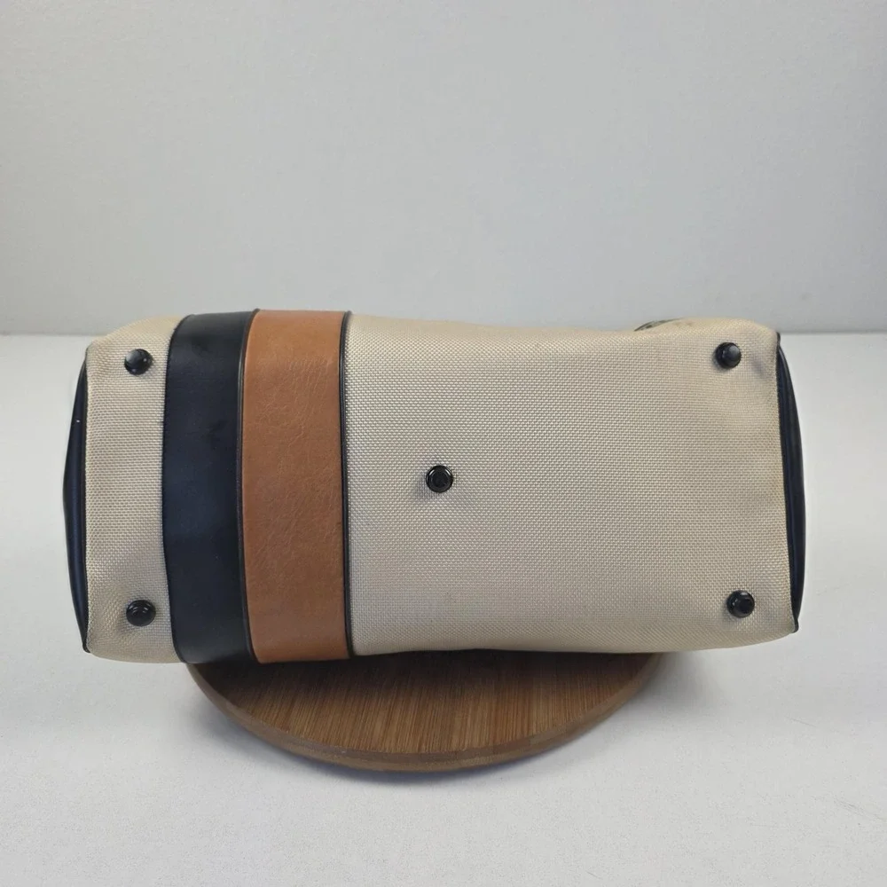 Vintage Nikon Nikonos Camera Shoulder Bag Beige Canvas Padded Carry Case Japan
